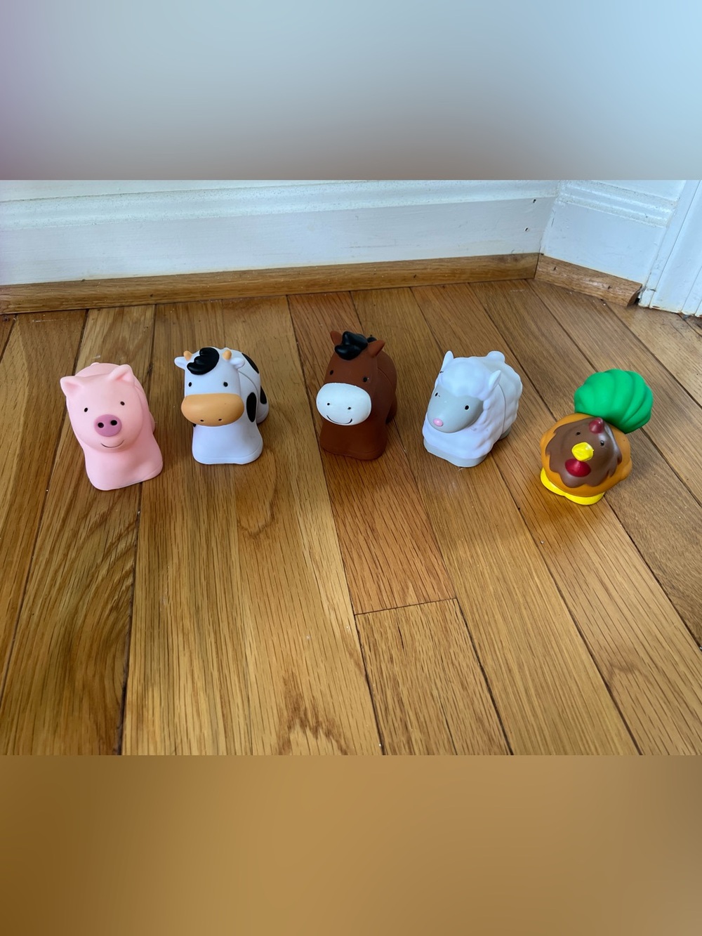 Melissa & Doug farm animal pop blocks